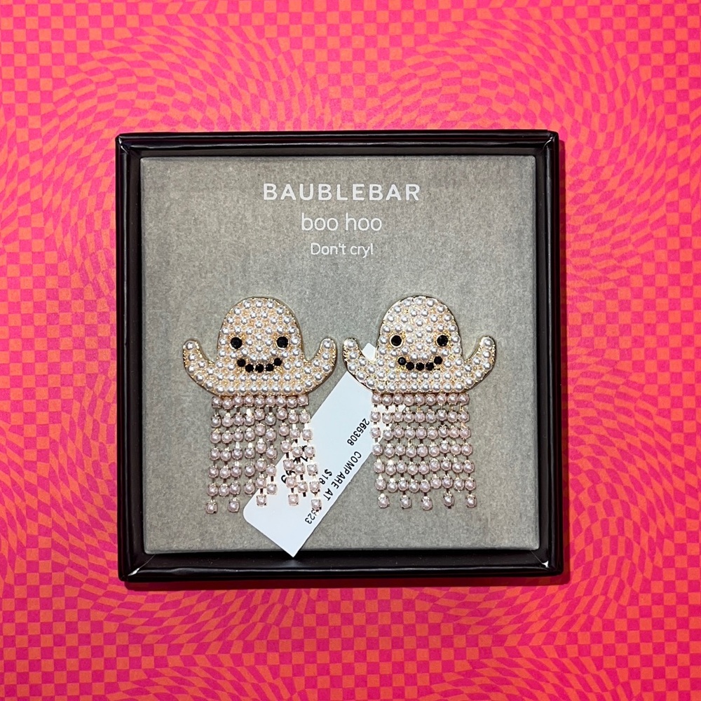 Baublebar Ghost “Boohoo” earrings
